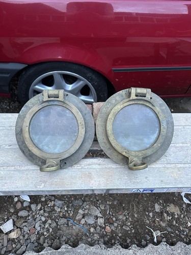 Heavy brass ship windows - heavy,
