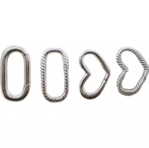 S925 sterling silver oval - silver,