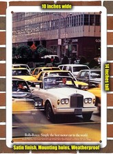 Metal Sign - 1985 Rolls Royce