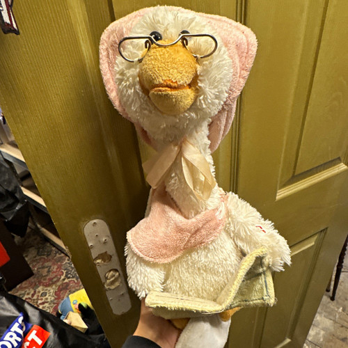Mother goose plush soft - goose,
