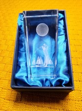 Crystal Golf Ornament or Golf