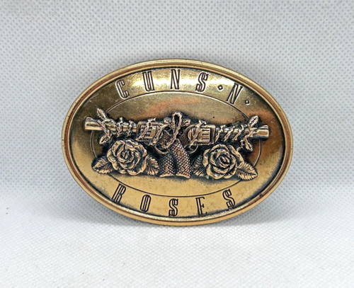 Guns roses belt - roses, buckle