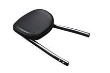 Sissy Bar Comfort Yamaha XV950 Bolt, XV950R Racer (black slotted backplate) 