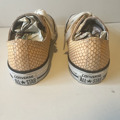 Converse low tops leather croc - tops,
