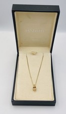 H Stern 18k Yellow Gold Oval Cut Citrine Necklace