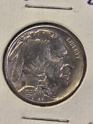 1937 buffalo nickel bu - nickel,