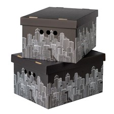 2pc Decorative Storage Boxes