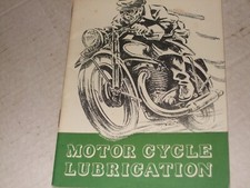 CASTROL MOTORCYCLE LUBRICATION BOOKLET  - MID / LATE 1940S? - C C  WAKEFIELD LTD