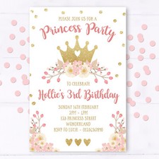 Personalised princess party - personalised,
