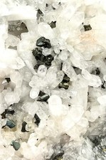 Chalcopyrite quartz wheal - &, quartz,