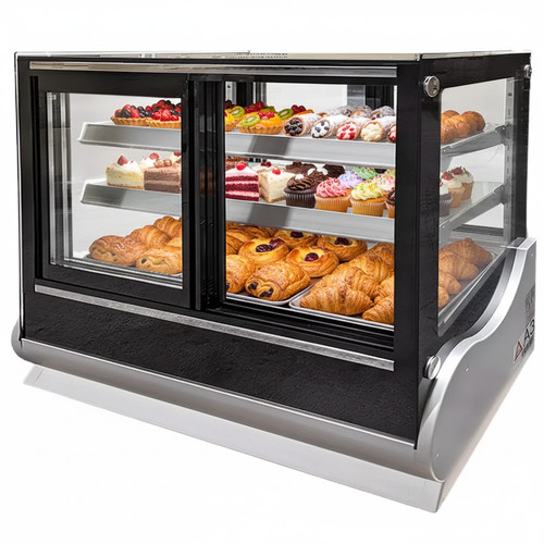 New deli case curved - new,