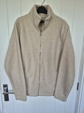 Bobble Fleece Type Full Zip Jacket Size Medium