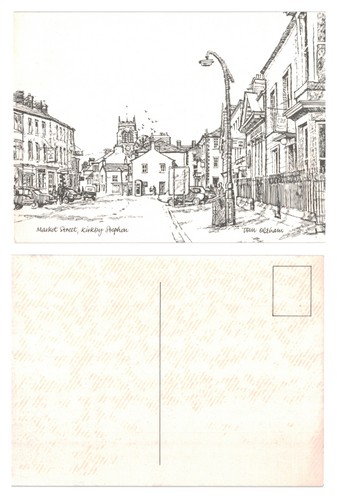 Postcard market street - postcard,