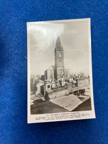 Dumfries vintage postcard - dumfries,