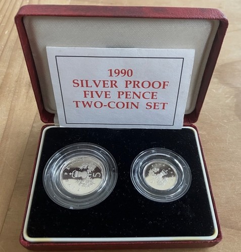Royal mint silver proof - silver, 5p