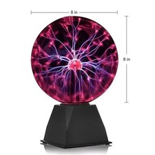 8" Plasma Ball Lamp Touch &