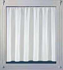 Plain Net Curtains Weighted