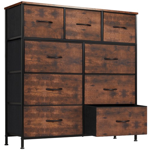 Wood dresser fabric drawer - wood,