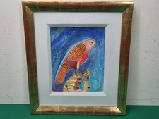 Framed 2019 Parrot Watercolour