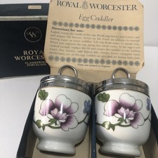 Pair Of Boxed Royal Worcester