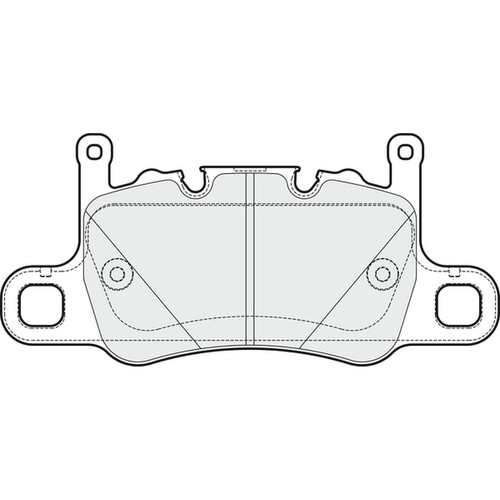 Brake pads set for porsche - brake,