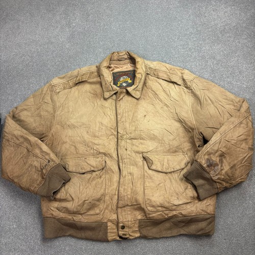 Leather flying jacket adult - jacket,