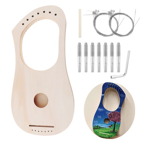 Strings lyre harp diy - 7,