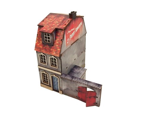 Ww2 normandy townhouse - ww2,