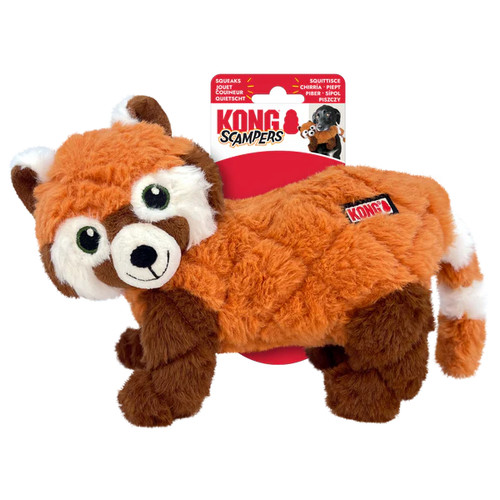 Kong scampers red - red, panda