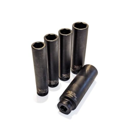 Impact socket set extra - set,