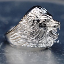 MENDEL Gold Plated Mens Lion