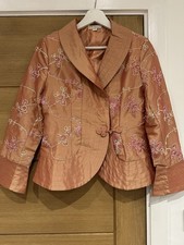 Vintage Style Embroidered Silk