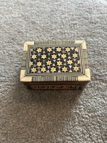 Vintage inlaid wooden - vintage,