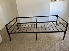 Black Metal Bed Frame Single