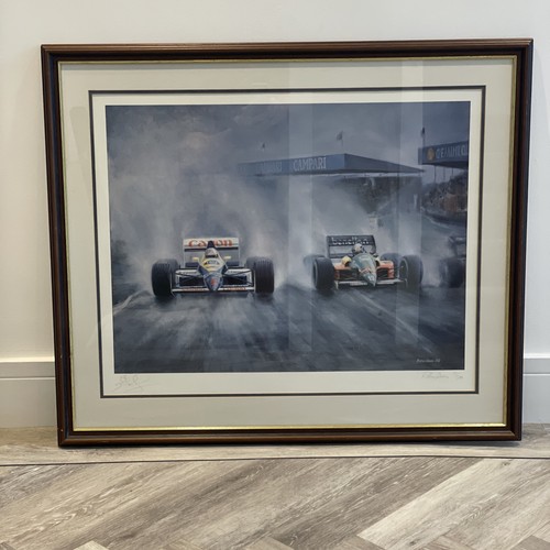 Nigel mansell signed robin - signed,