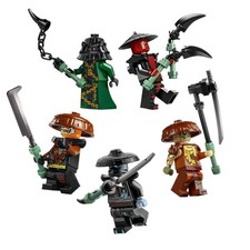 LEGO Ninjago Forbidden Five Minifigure Lot – Rox, Kur, Zarkt, Nokt, Drix | New
