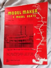 MODEL MAKER/MODEL BOATS MAGAZINE JUNE  1965--FREE POSTAGE-SEE ACTUAL PHOTOS