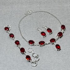 Faceted Mozambique Garnet Oval