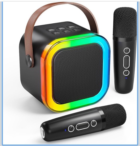 Compact karaoke machine with - karaoke,
