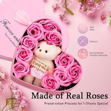 Forever rose with teddy - rose,