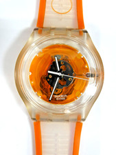 A Mint 2006 Swatch "Jelly in Jelly" Watch SUJK102 INSTANTANEOUS FRESH, New Batt