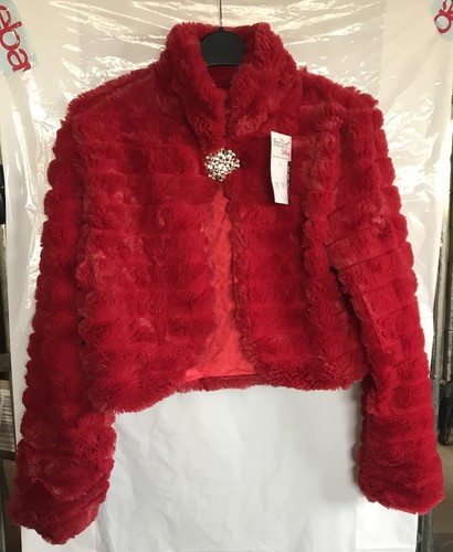 Long sleeve red - sleeve, fur