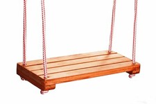 Wooden Swing Outdoor Chair Rope Garden Playground Bouncer Board BR