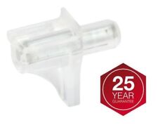 SHELF SUPPORTS PLUG IN FOR WOODEN SHELVES Ø5MM PLASTIC WITH GALVANIZED STEEL PIN