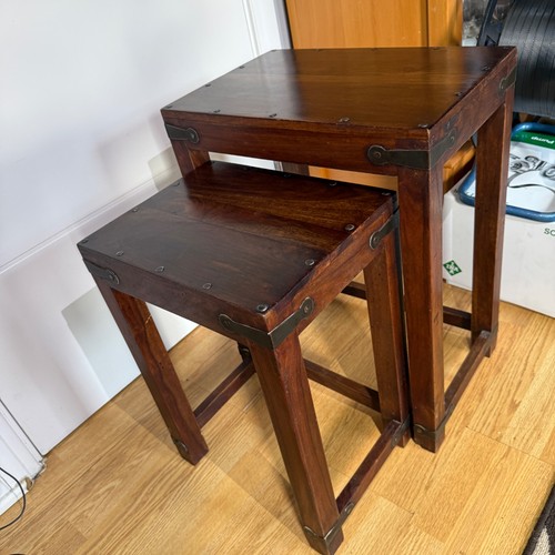 Solid sheesham wood nest - sheesham, of