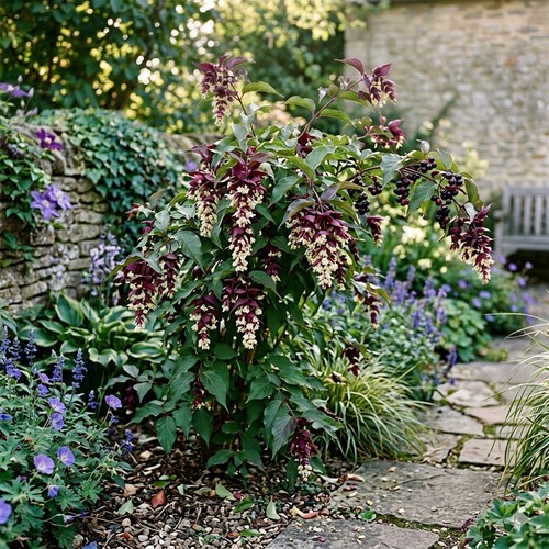 Leycesteria purple rain - leycesteria,