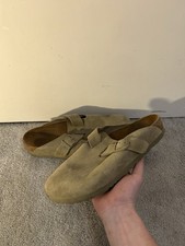 Birkenstock Boston Khaki Suede