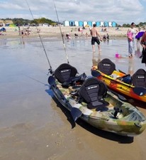 Galaxy 2+1 Camouflage Sit on top Ocean Fishing Kayak seats rod holders anchor ++