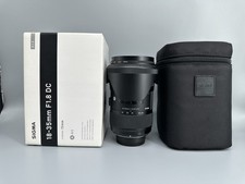 Sigma 18-35mm f/1.8 DC HSM Art Lens for Nikon F – Original Case – Excellent