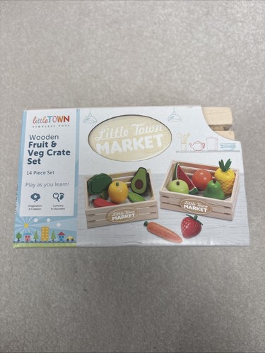 Aldi little town - aldi, wooden